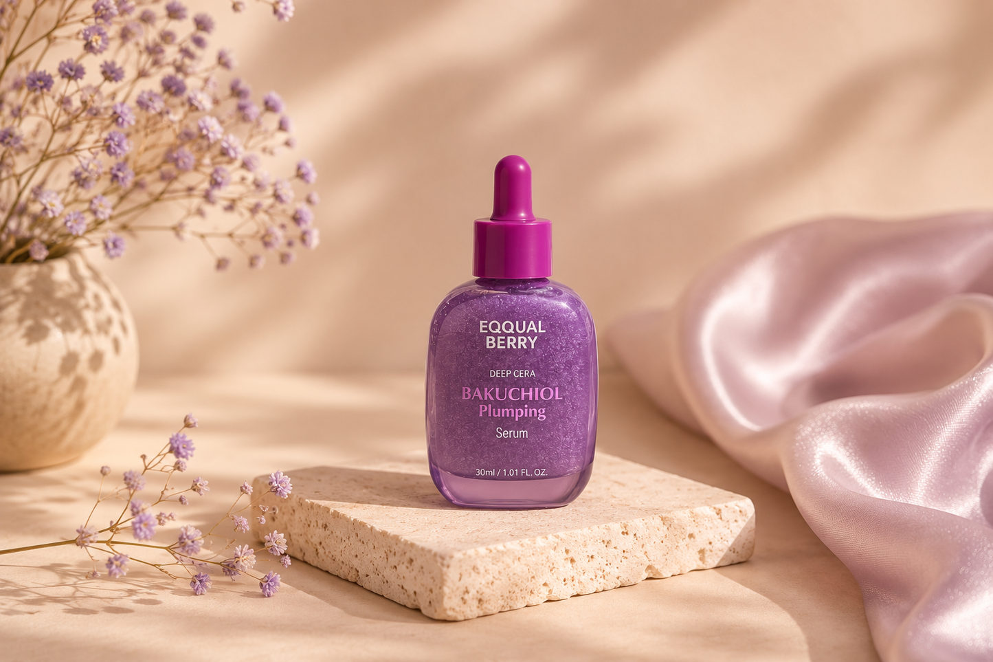 EQQUALBERRY Deep Cera Bakuchiol Plumping Serum