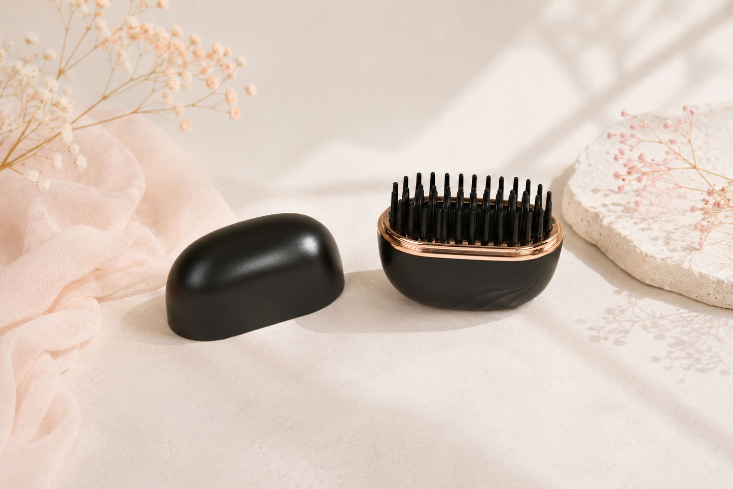 ELECTRIC HAIR STRAIGHTENER BRUSH