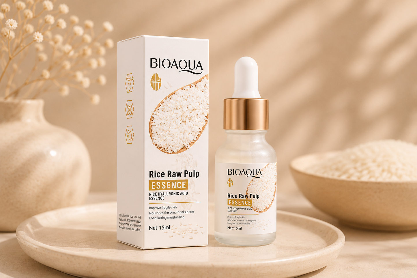 Bioaqua Rice Raw Pulp Essence