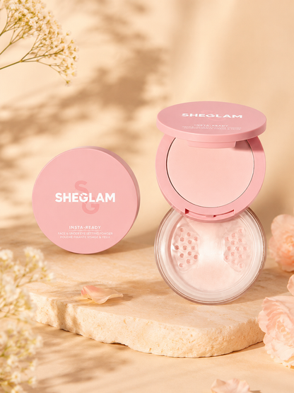 Insta-ready setting powder